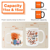 You & Me And The Dog - Personalized Mug