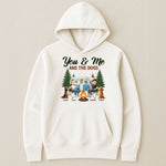 You & Me And The Dogs New Version Dog Lovers Camping Lovers - Personalized Shirt