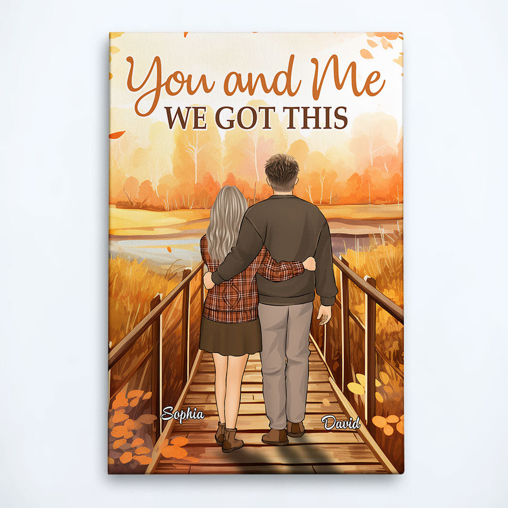 You & Me - Personalized Wrapped Canvas