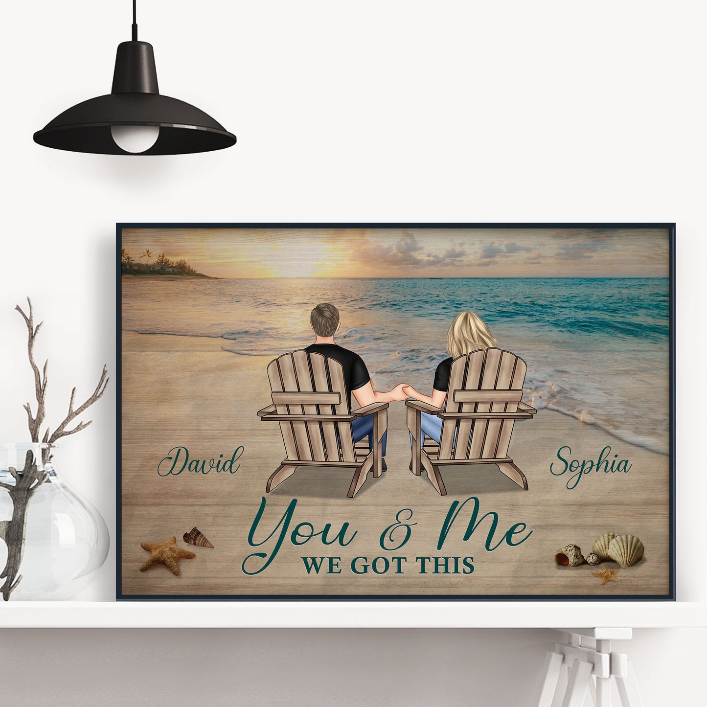 You & Me We Got This Anniversary Gift - Personalized Poster