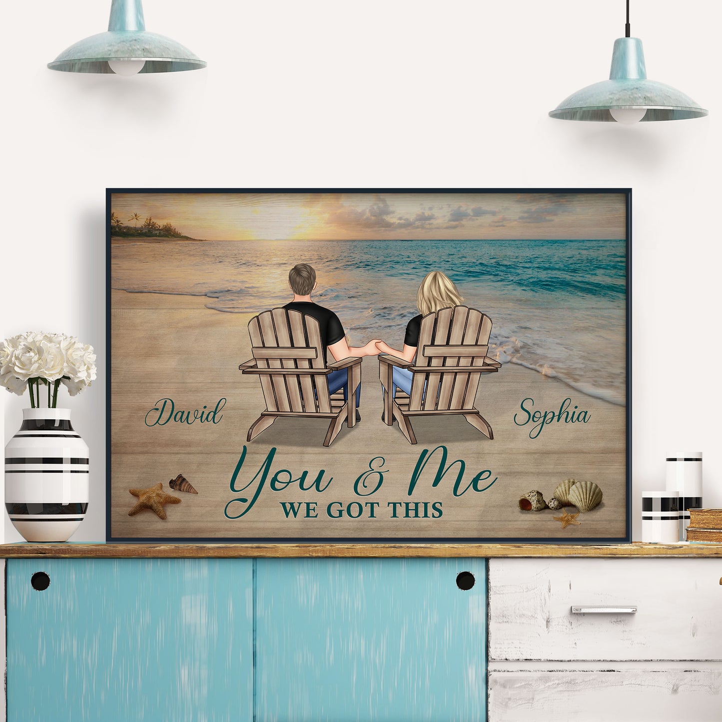 You & Me We Got This Anniversary Gift - Personalized Poster