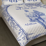 You & Me We Got This Anniversary Gifts For Couples Toile De Jouy - Custom Quilt Set