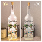 You & Me We Got This Anniversary Valentine's Day Gift - Personalized Bottle Lamp