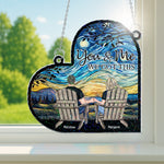 You & Me We Got This Couple Gift Anniversary Gift - Personalized Window Corner Suncatcher