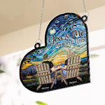 You & Me We Got This Couple Gift Anniversary Gift - Personalized Window Corner Suncatcher