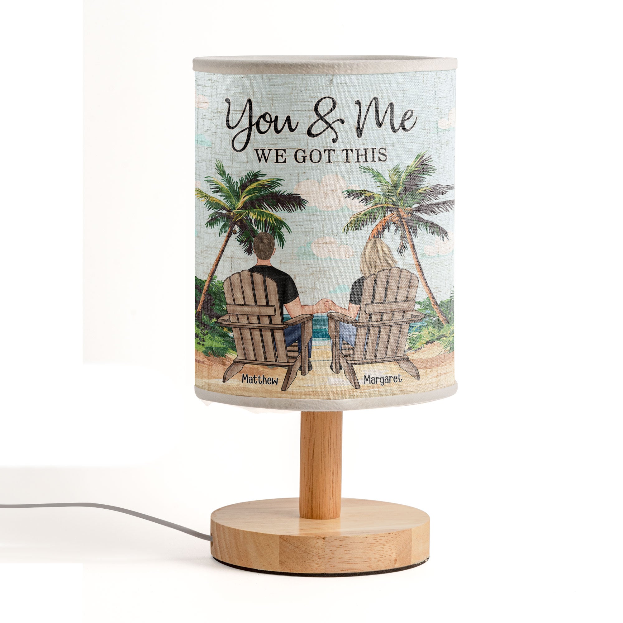 You & Me We Got This Couple Gifts Anniversary Gifts - Personalized Fabric Lamp