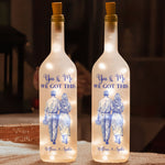 You & Me We Got This - Couples Anniversary Gifts Toile De Jouy - Personalized Bottle Lamp