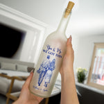 You & Me We Got This - Couples Anniversary Gifts Toile De Jouy - Personalized Bottle Lamp