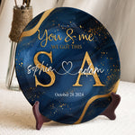 You & Me We Got This Minimalism - Personalized Ceramic Plate
