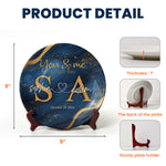 You & Me We Got This Minimalism - Personalized Ceramic Plate