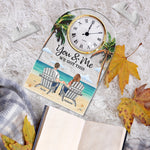 You & Me We Got This - Personalized Acrylic Desk Clock