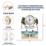 You & Me We Got This - Personalized Acrylic Desk Clock