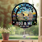 You & Me We Got This - Personalized Acrylic Suncatcher With Crystal Ball Prism