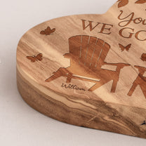 You & Me We Got This - Personalized Engraved Wood Plaque