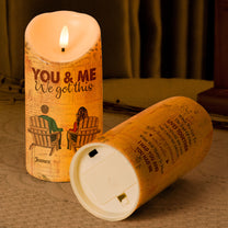 You & Me We Got This - Personalized LED Candle