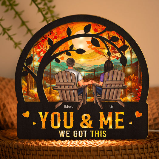 You & Me We Got This - Personalized Lantern Night Light