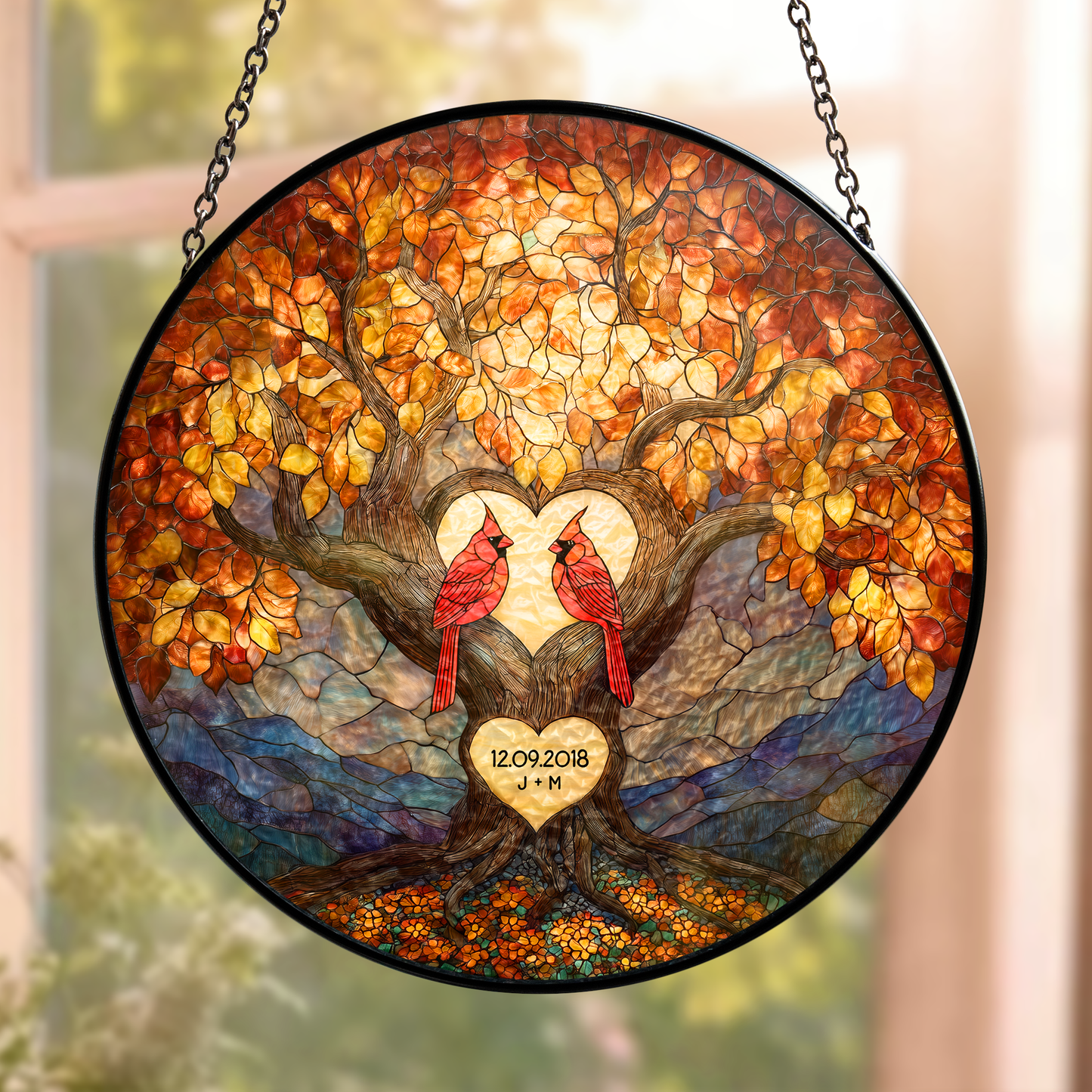 You & Me We Got This - Personalized Stained Glass Window Hanging Suncatcher