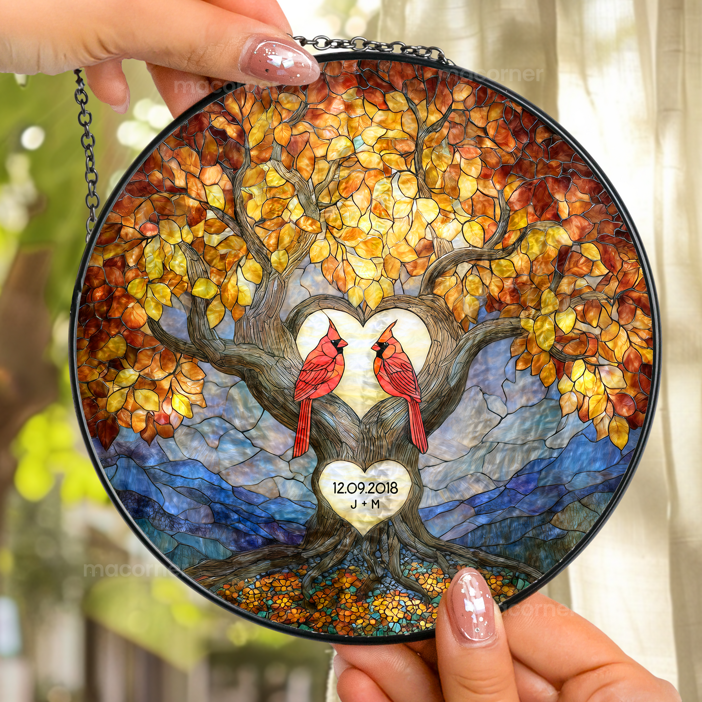 You & Me We Got This - Personalized Stained Glass Window Hanging Suncatcher