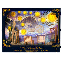 You & Me We Got This - Starry Night Theme - Personalized DIY Book Nook Kit