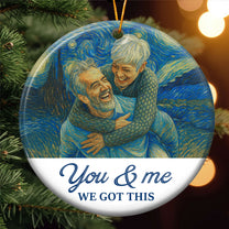 You & Me We Got This Van Gogh Art - Personalized Ceramic Photo Ornament