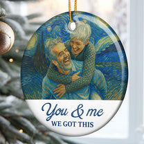 You & Me We Got This Van Gogh Art - Personalized Ceramic Photo Ornament