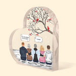 You Are Always In My Heart - Personalized Heart Shaped Acrylic Plaque