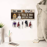You Me And Fur Babies - Personalized Key Hanger