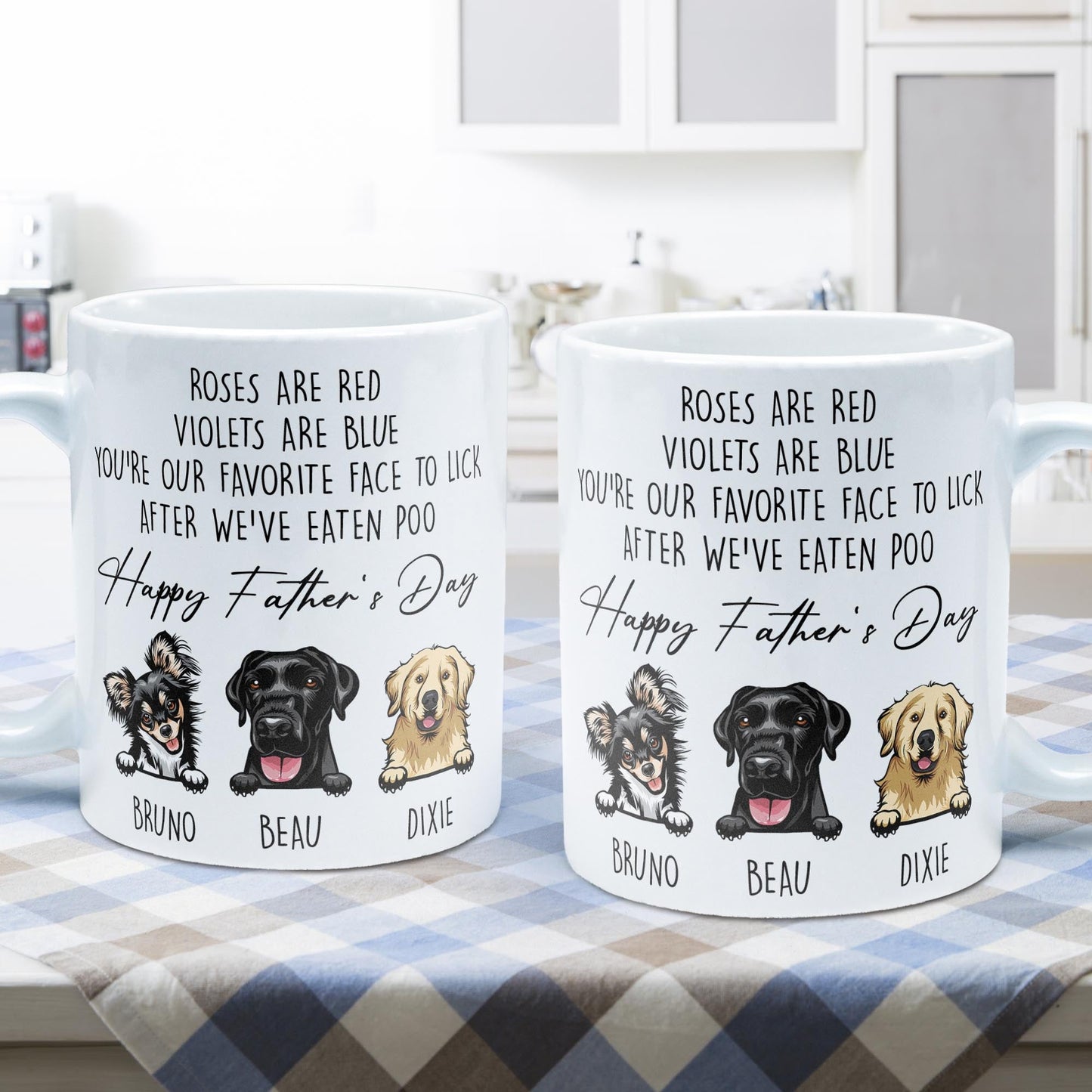 You're Our Favorite Face To Lick After We've Eaten Poo - Personalized Mug