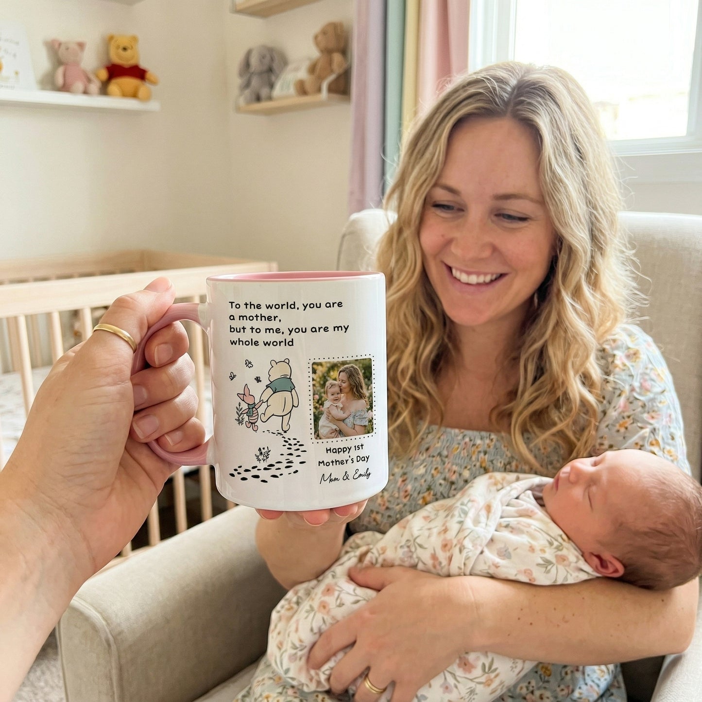 You-Are-My-Whole-World-1st-Mother's-Day-Gift-For-New-Mom-Personalized-Mug-2