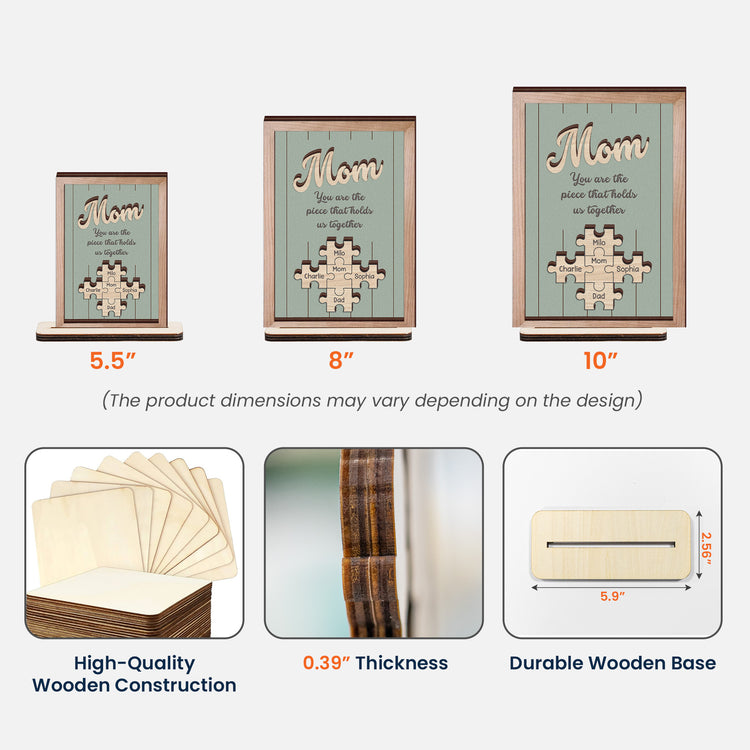 You-Are-The-Piece-That-Holds-Us-Together-New-Version-Personalized-Wooden-Plaque-5