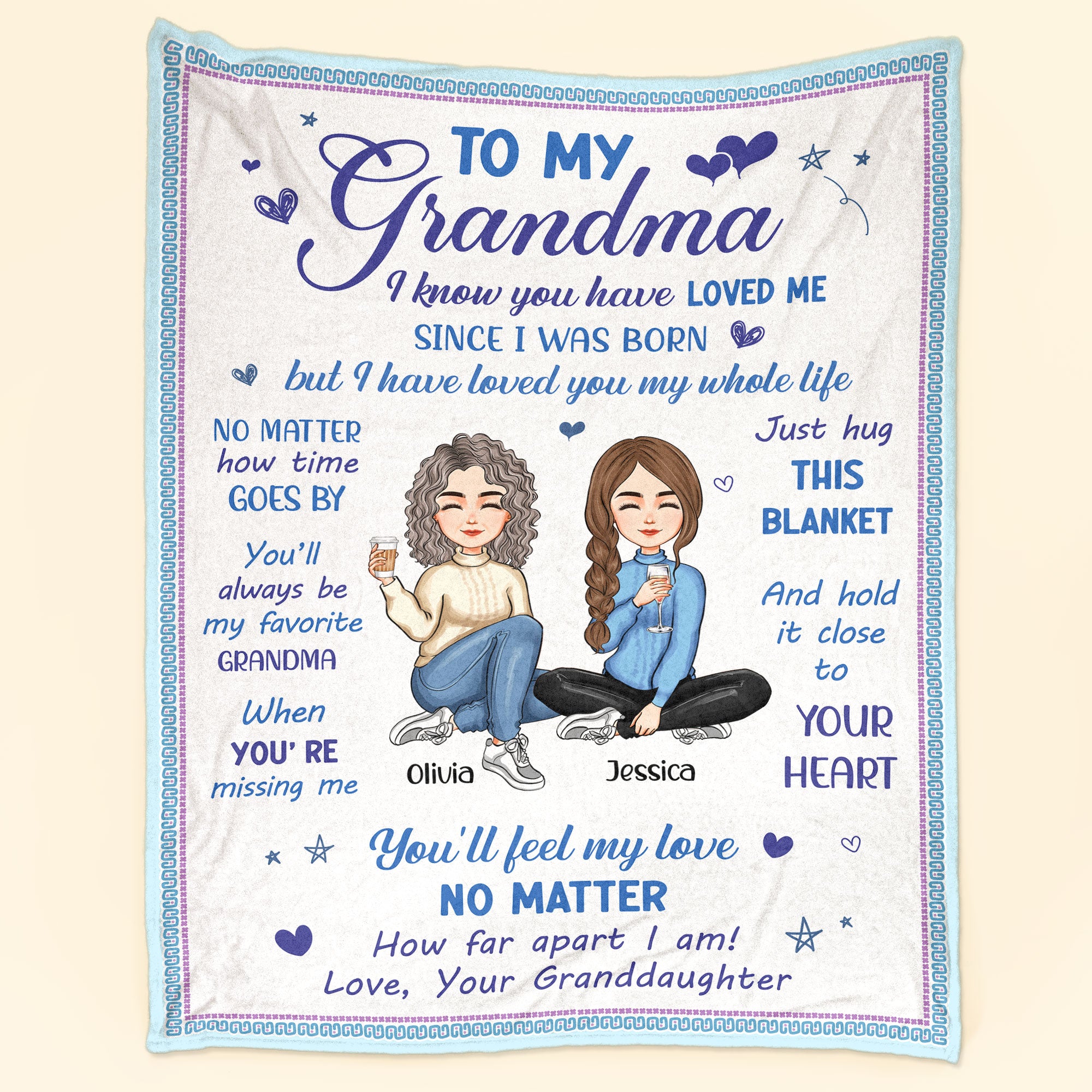 You'll Always Be My Favorite Grandma - Personalized Blanket