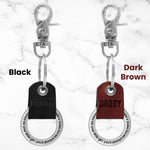 You'll Always Be My Hero! - Personalized Coordinates Keychain