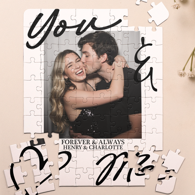 You & Me Forever & Always - Personalized Jigsaw Puzzle