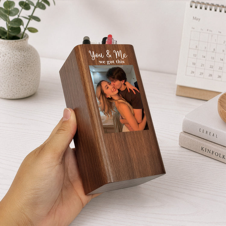 You-&-Me-We-Got-This-Personalized-Pen-Holder-With-Clock-3
