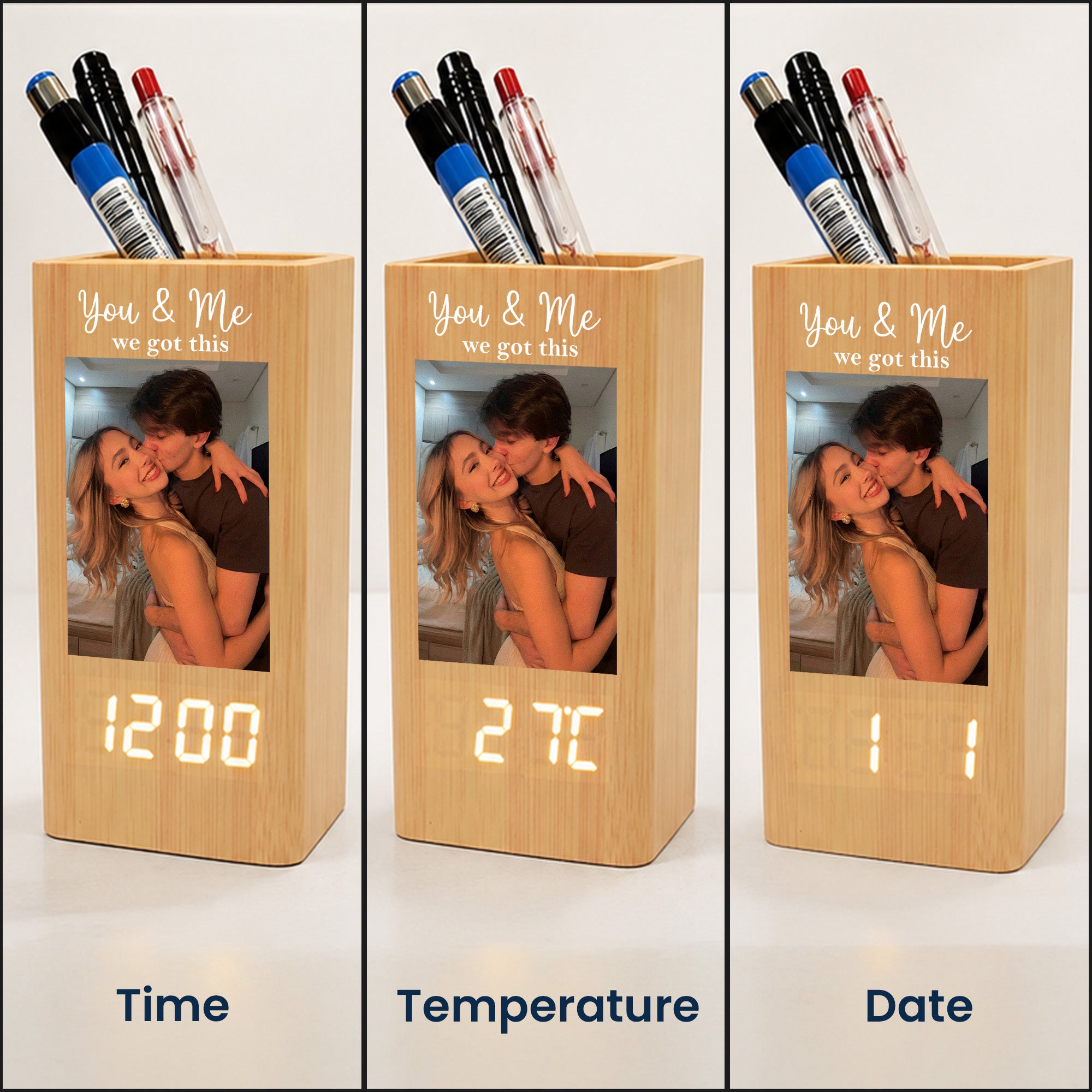 You-&-Me-We-Got-This-Personalized-Pen-Holder-With-Clock-4