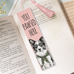 You-Pawsed-Here-Custom-Pet-Photo-Watercolor-Gifts-For-Book-Lovers-Pet-Lovers-Personalized-Bookmark