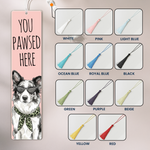 You-Pawsed-Here-Custom-Pet-Photo-Watercolor-Gifts-For-Book-Lovers-Pet-Lovers-Personalized-Bookmark