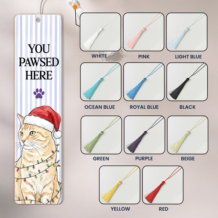 You-Pawsed-Here-Custom-Pet-Portrait-Watercolor-Art-Christmas-Gift-Custom-Bookmark