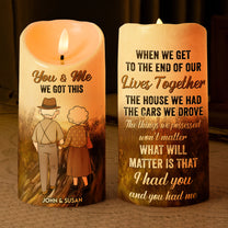 You're My Queen Forever - Personalized LED Candle