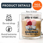 You're Still Hotter Than This Coffee - Personalized Glass Mug