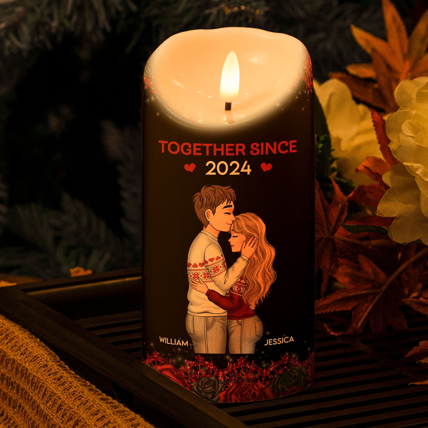 You're The Best Thing That Happened To Me - Personalized LED Candle