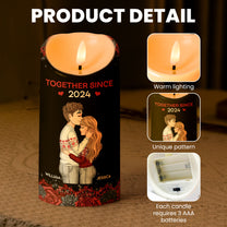 You're The Best Thing That Happened To Me - Personalized LED Candle
