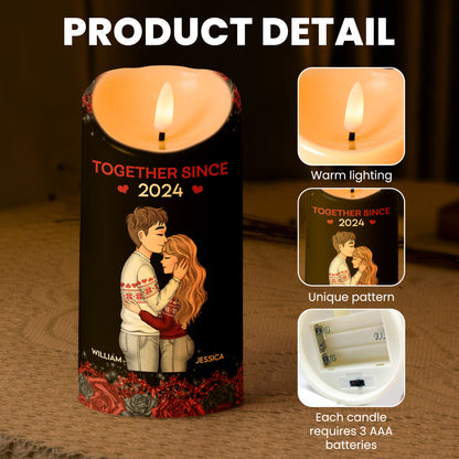 You're The Best Thing That Happened To Me - Personalized LED Candle