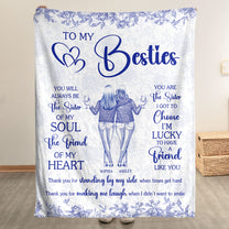 You're The Sister I Got To Choose - Personalized Blanket
