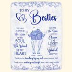 You're The Sister I Got To Choose - Personalized Blanket