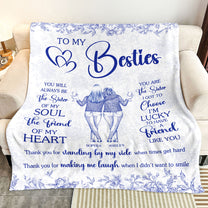 You're The Sister I Got To Choose - Personalized Blanket