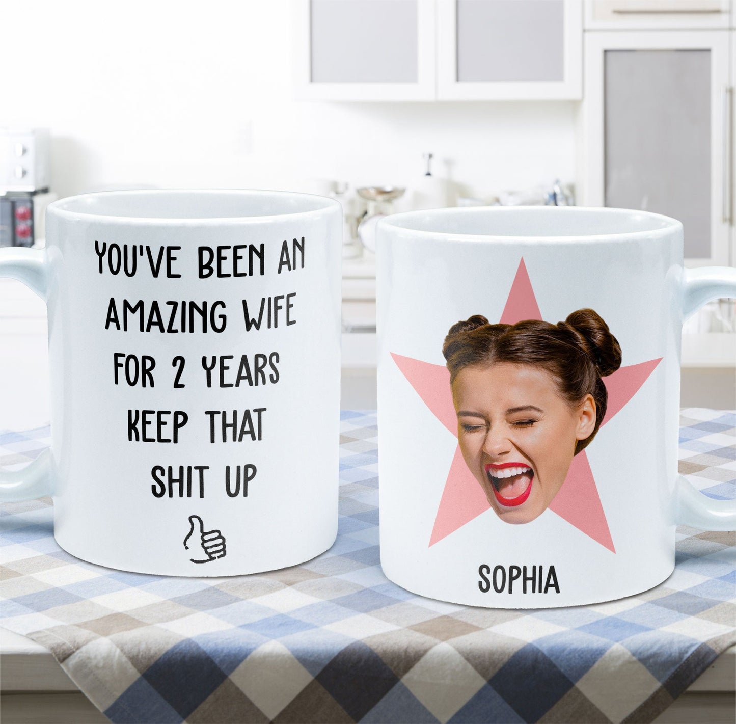 You've Been An Amazing Wife Funny Anniversary Gift - Personalized Photo Mug