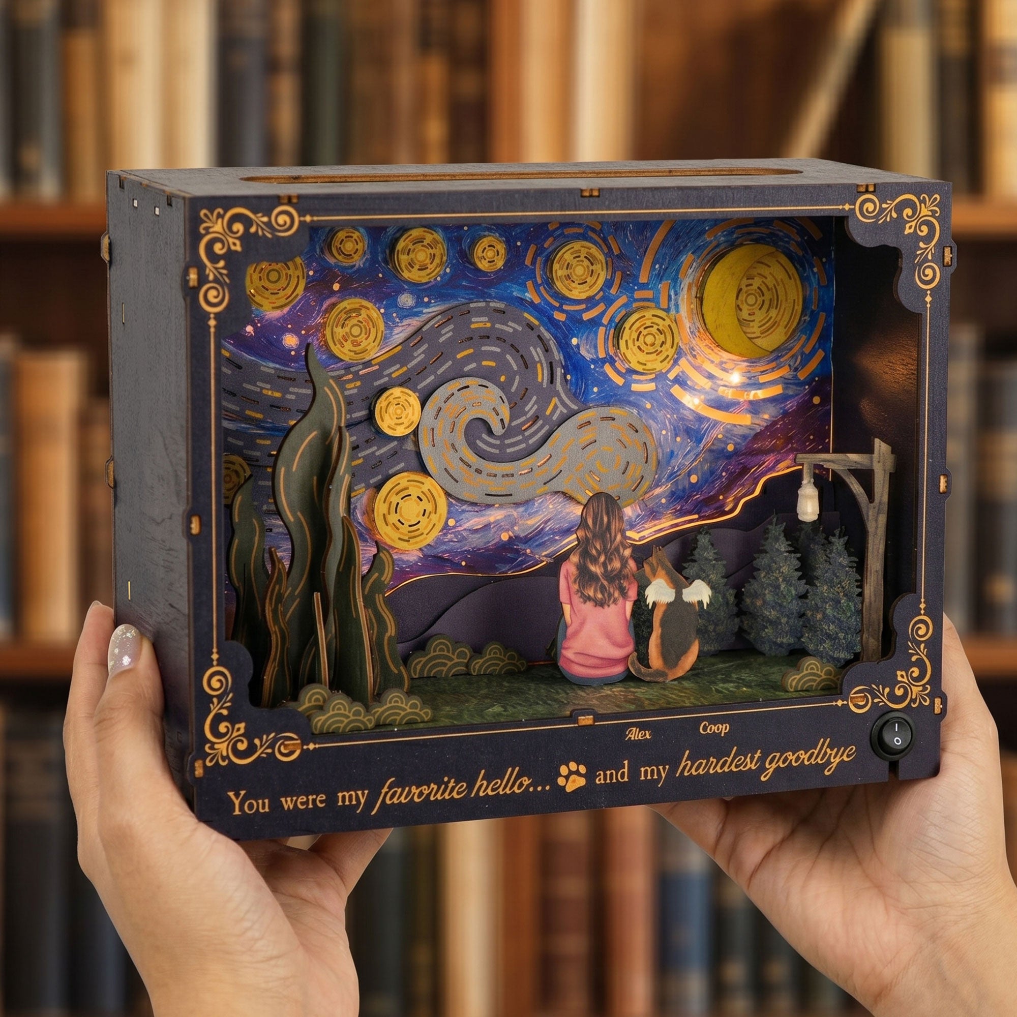 You-Were-My-Favorite-Hello-And-My-Hardest-Goodbye-Personalized-DIY-Book-Nook-Kit-2