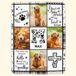 You'll Be Missed - Personalized Photo Blanket