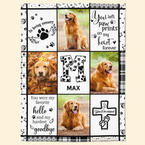 You'll Be Missed - Personalized Photo Blanket